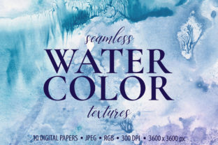 10 Seamless Watercolor Textures & Backgrounds