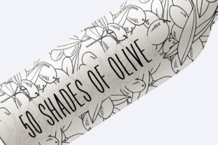 50 Shades of Olive Hand Drawn Patterns Review