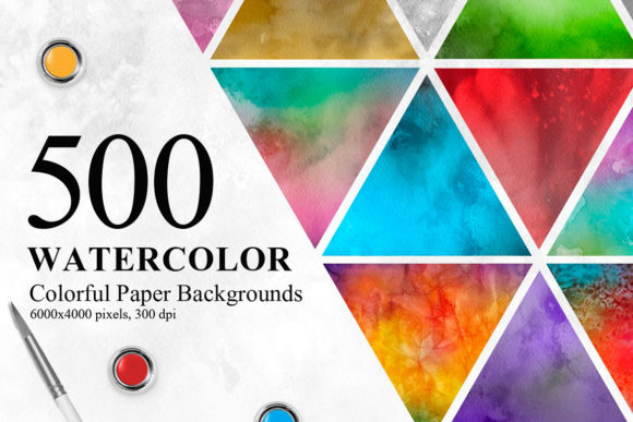 500 Watercolor Paper Backgrounds Textures