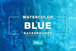 Blue Watercolor Backgrounds 1 Review