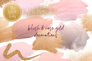 Blush Rose Gold Clipart for Crafts