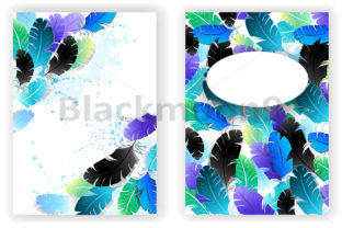 Design with Blue Feathers: Graphic Templates Review