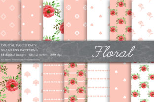 Floral Digital Papers: Fresh Patterns for Editors
