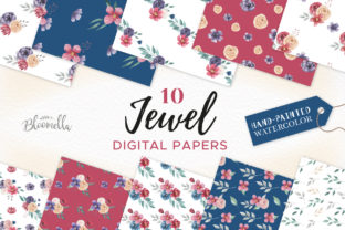 Jewel Digital Papers Seamless Patterns Review