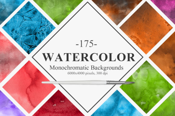 Monochromatic Watercolor Backgrounds Review