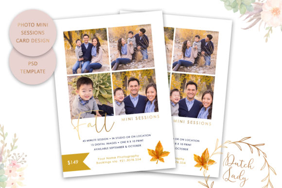 Photo Session Card Template 47: A Print Templates Review