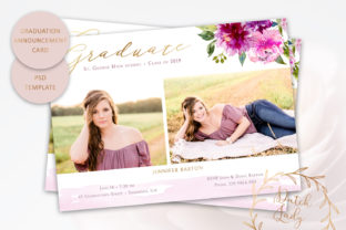 PSD Graduation Announcement Card Template Review