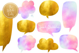 Speech Bubble Clipart Set for Crafts