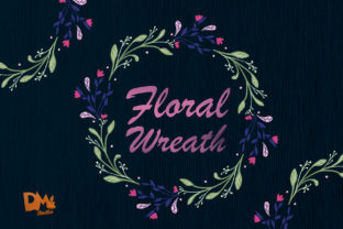 Sweet Floral Wreath for Crafts